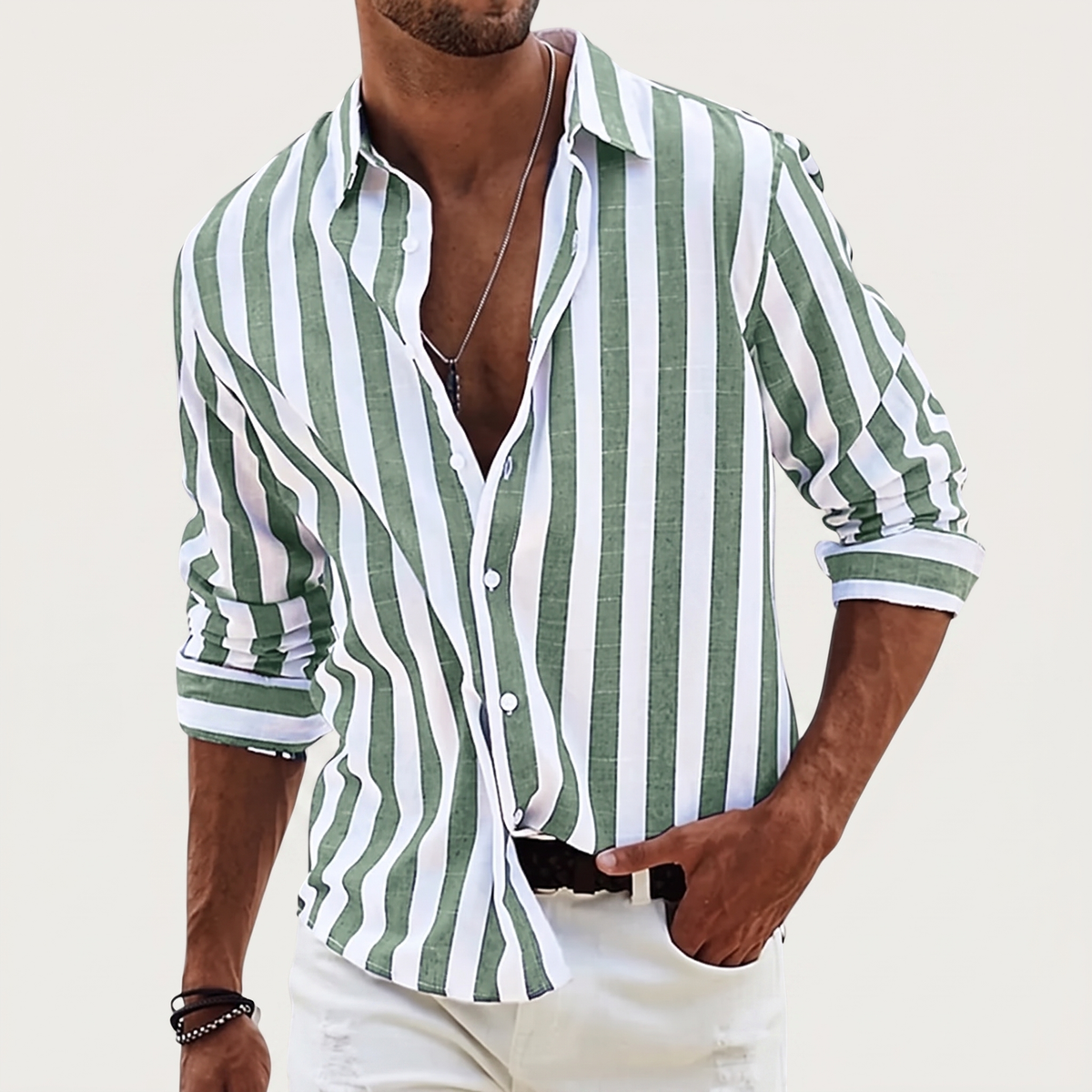Aldebrook Lightweight Summer Shirt - Green
