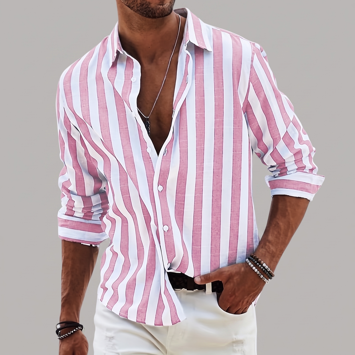 Aldebrook Lightweight Summer Shirt - Pink
