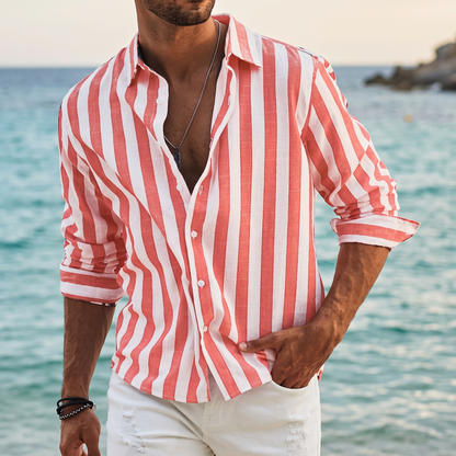 Aldebrook Lightweight Summer Shirt - Red