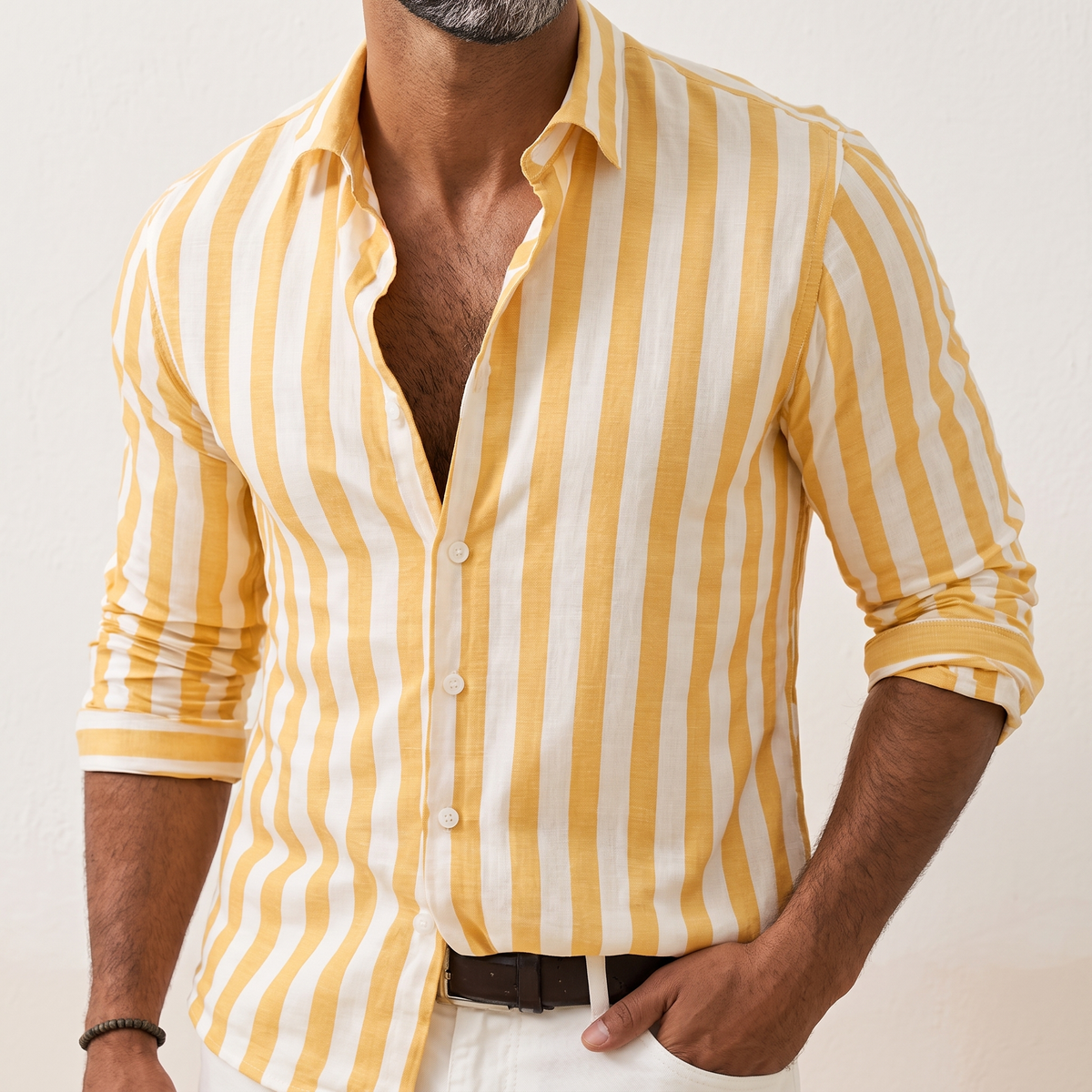 Aldebrook Lightweight Summer Shirt - Yellow