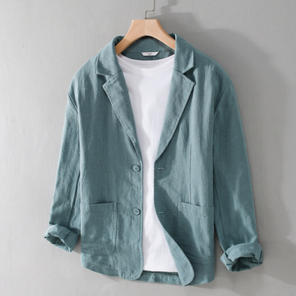 Aldermoor Linen Blazer - Azure