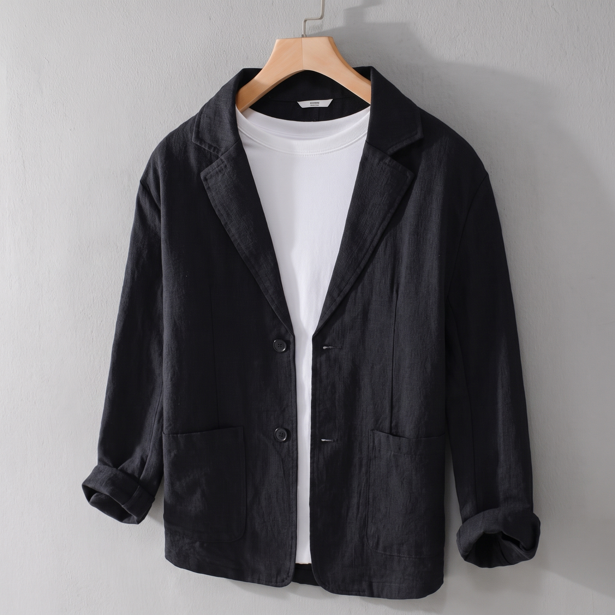 Aldermoor Linen Blazer - Black