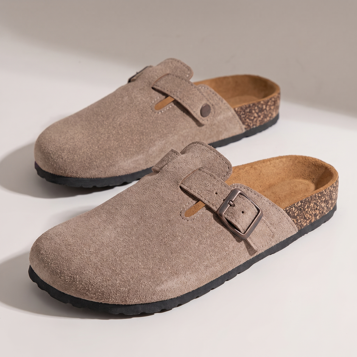 Aldervale Cushioned Toe-Post Sandals - Khaki