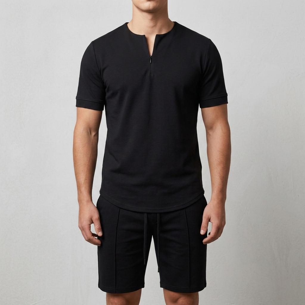Aldwyck Summer Co-Ord Set - Black