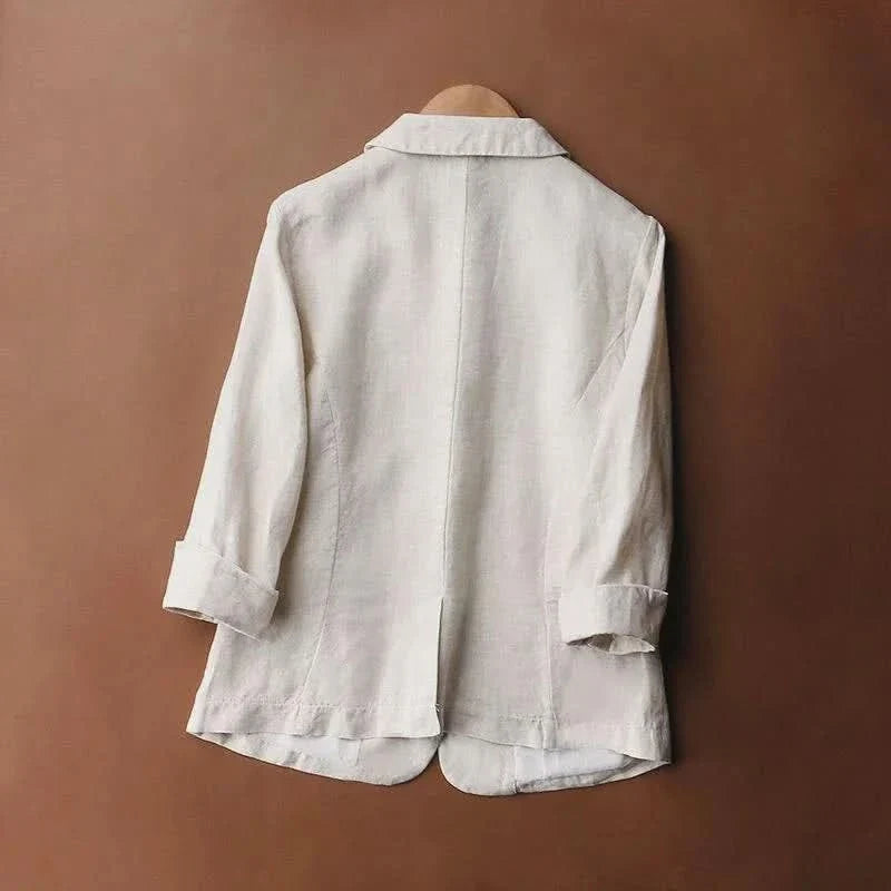 Alena Linen Blazer