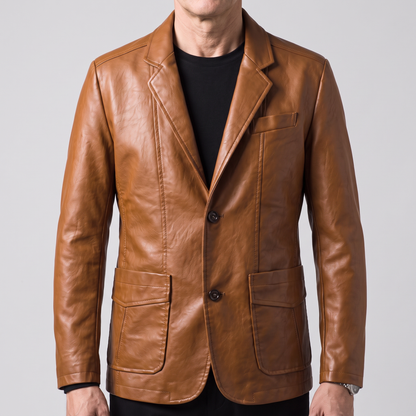 Alessandro Leather-Look Blazer