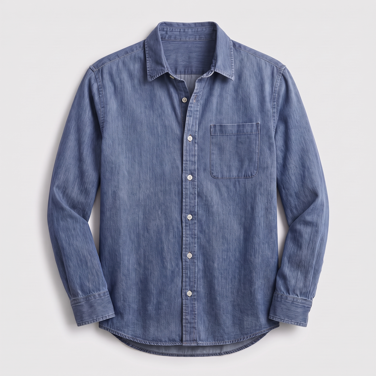 Alexandar Signature Denim Shirt - Blue