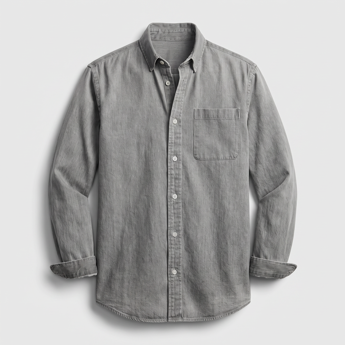 Alexandar Signature Denim Shirt - Grey