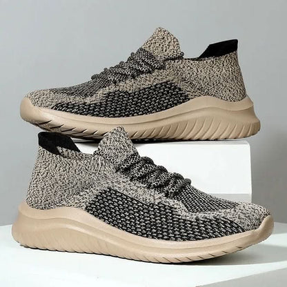 Alfie Airmesh Trainers - Khaki