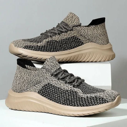 Alfie Airmesh Trainers - Khaki