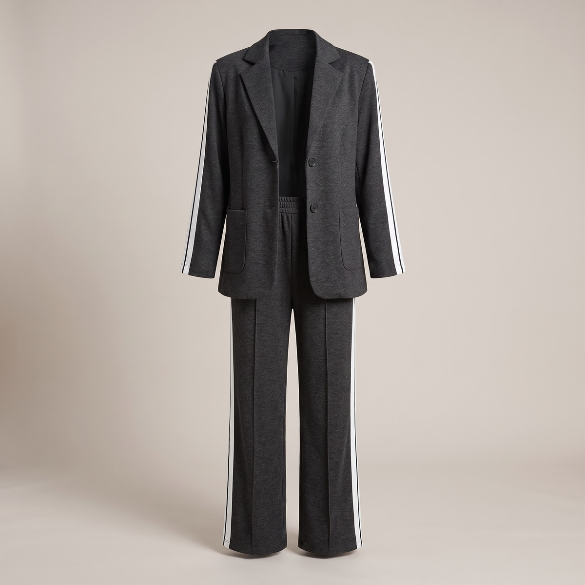 Alice Casual Office Suit - Black