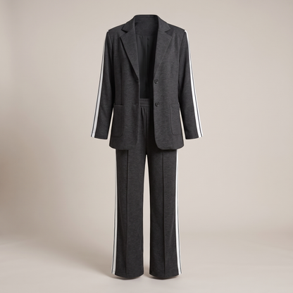 Alice Casual Office Suit - Black
