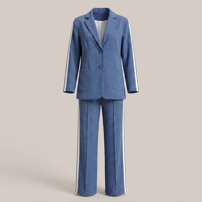 Alice Casual Office Suit - Blue