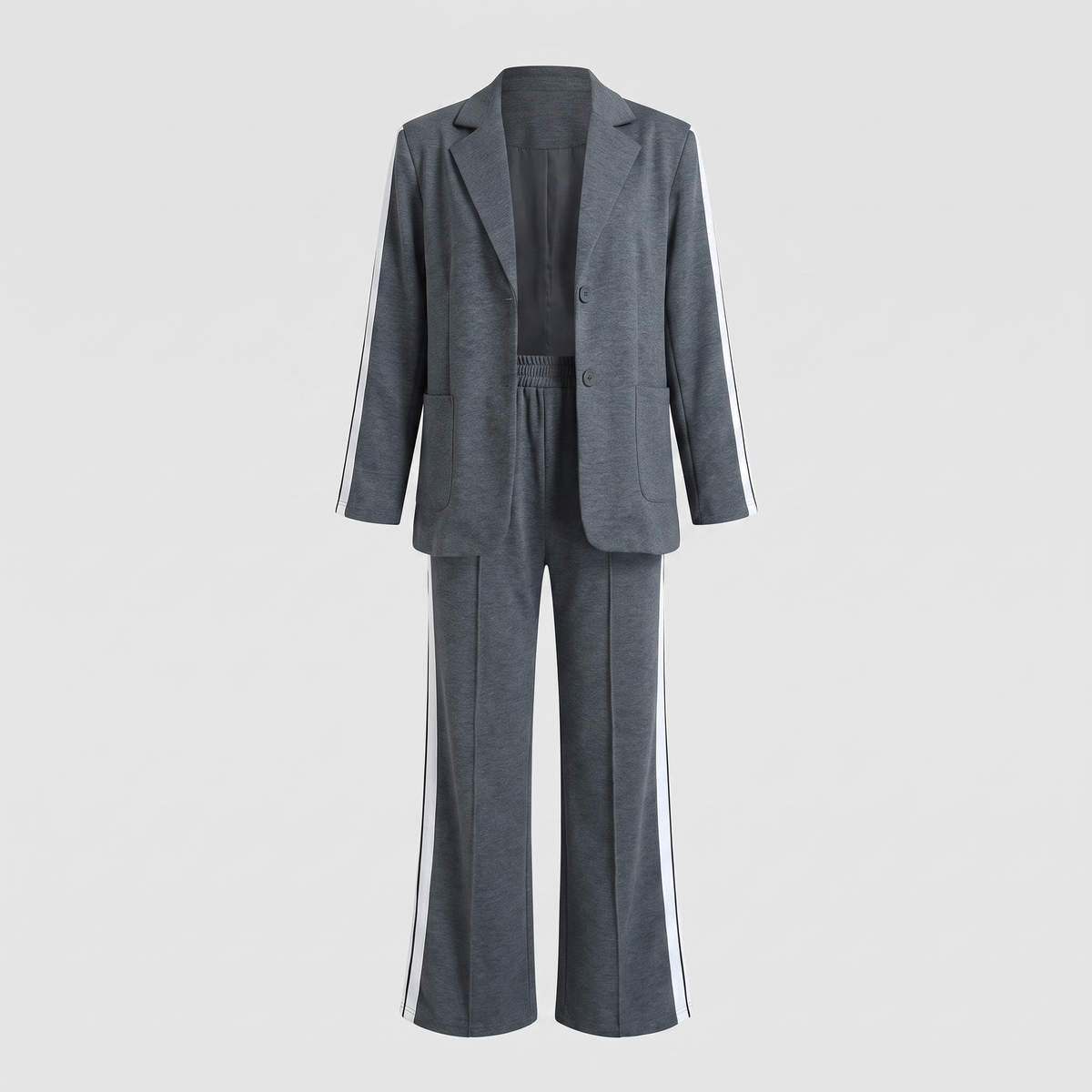 Alice Casual Office Suit - Dark Grey