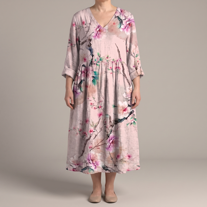 Alina Blossom Midi Dress