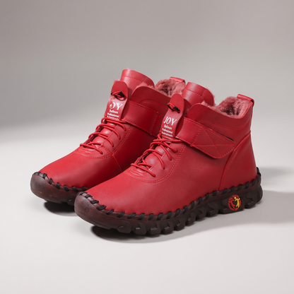 All-Day Support Ankle Shoes - Red