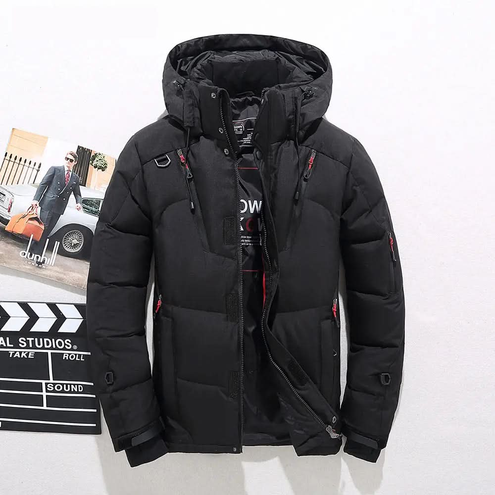 Alpine Puffer Jacket - Black