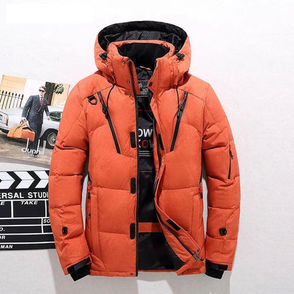 Alpine Puffer Jacket - Orange