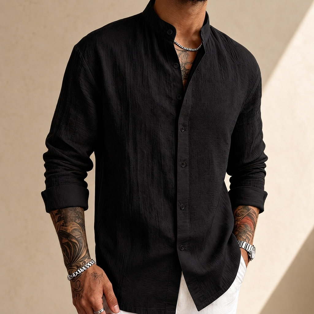 Alverford Classiclinen Shirt - Black