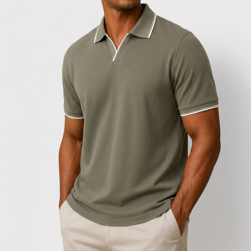 Alverwick Soft-Touch Polo Shirt - Green