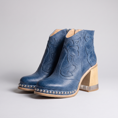 Amalynne Stylish Casual Boots - Blue