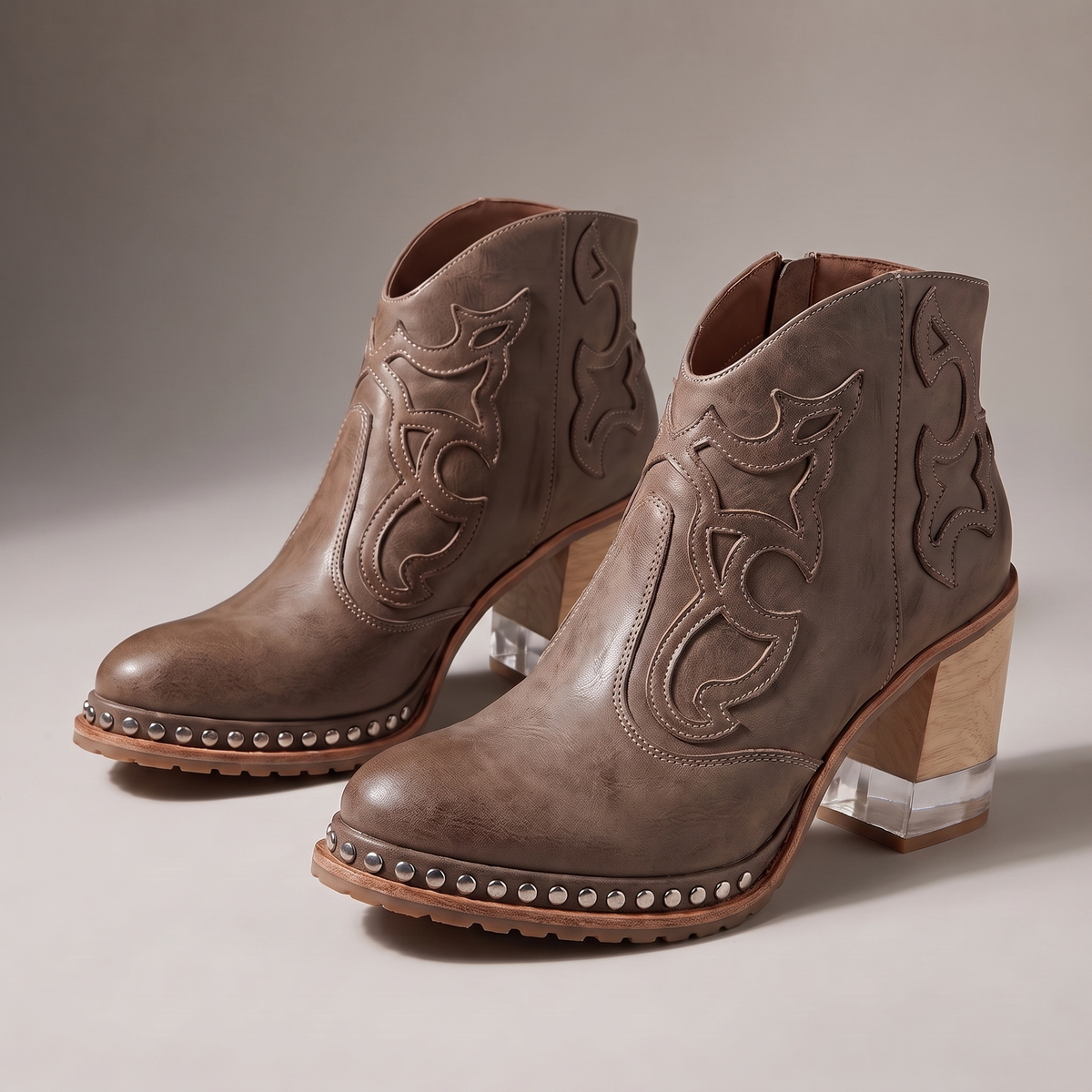 Amalynne Stylish Casual Boots - Brown