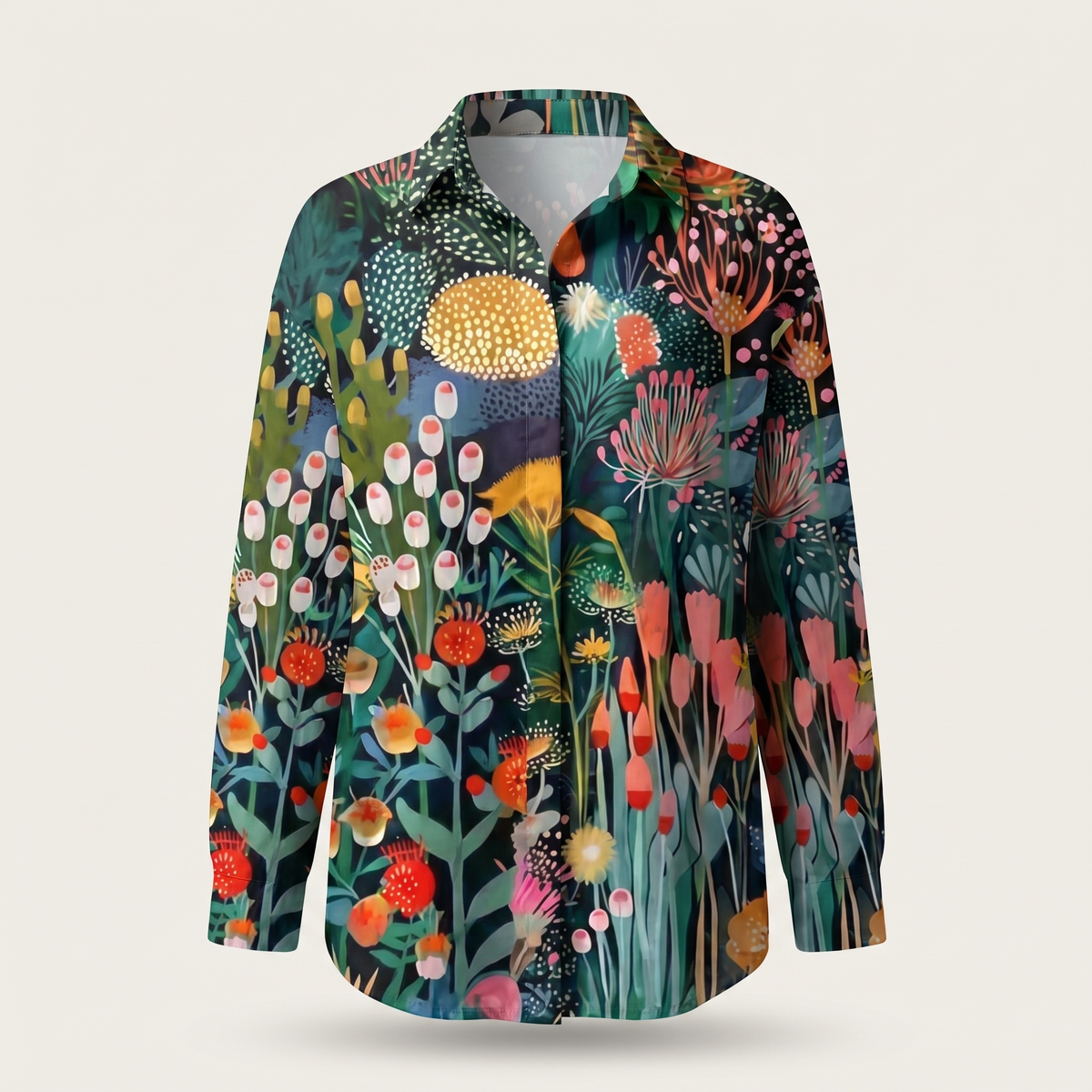 Amara Colorburst Blouse - Green