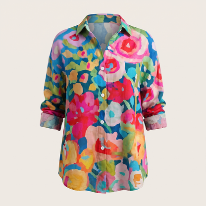 Amara Colorburst Blouse - Multi-coloured 1