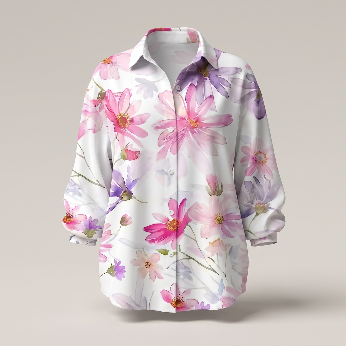 Amara Colorburst Blouse - White