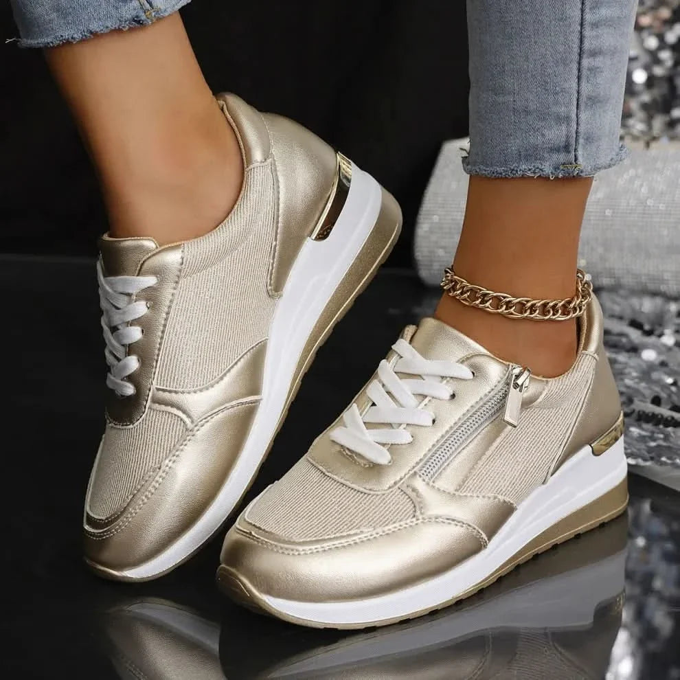 Amelia Comfort Step Trainers - Gold