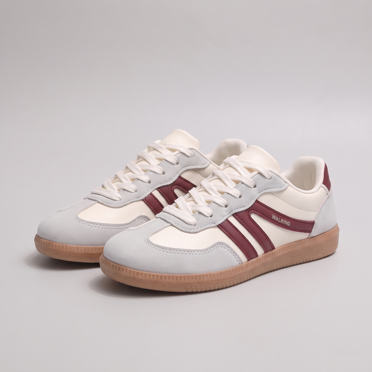 Amelia Comfort Trainers - Wine Red