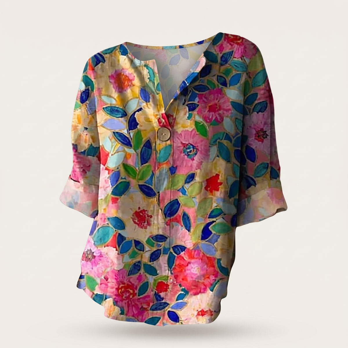 Amelia Light Bloom Blouse - Pink