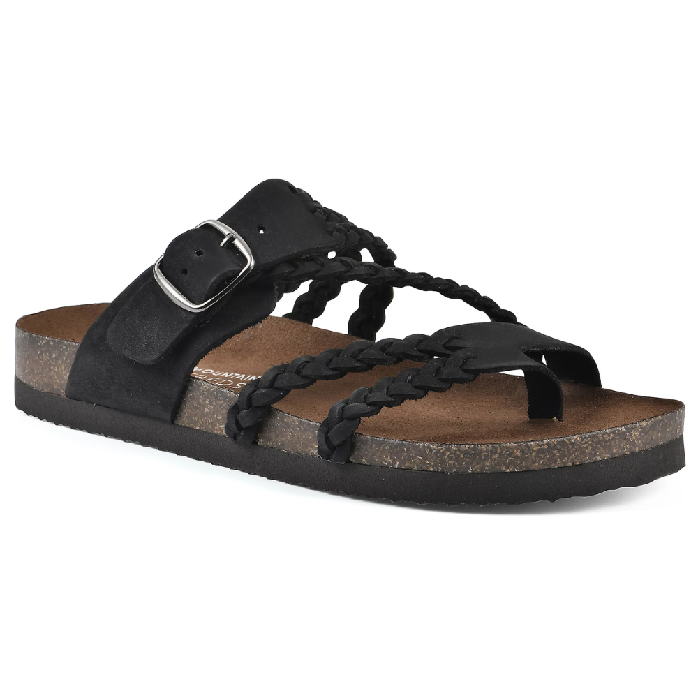 Hawthorne Cork Slip-Ons - Black