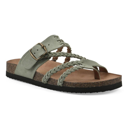 Hawthorne Cork Slip-Ons - Green