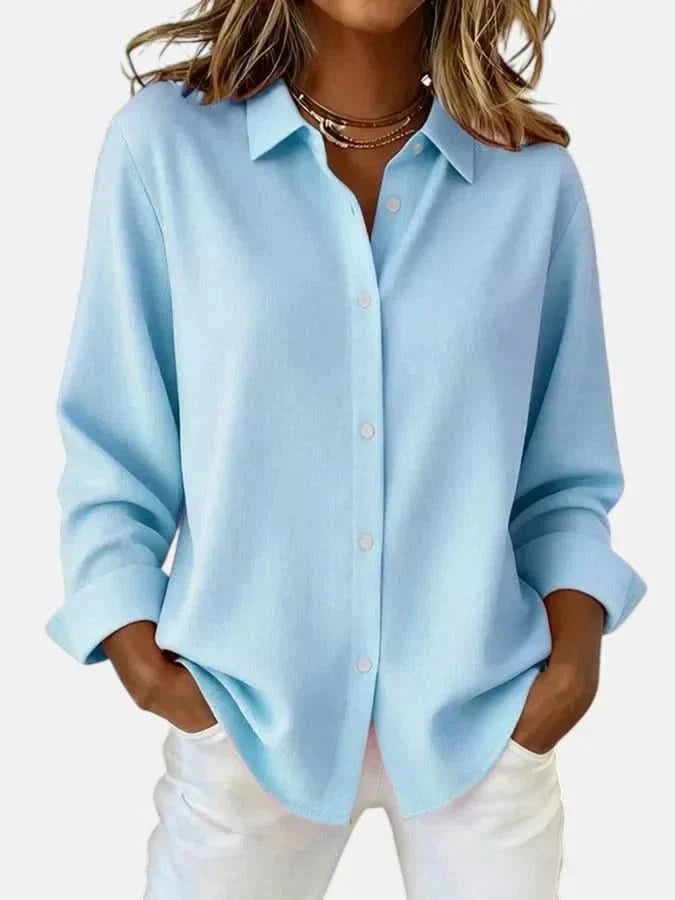 Amelie Grace Blouse - Blue