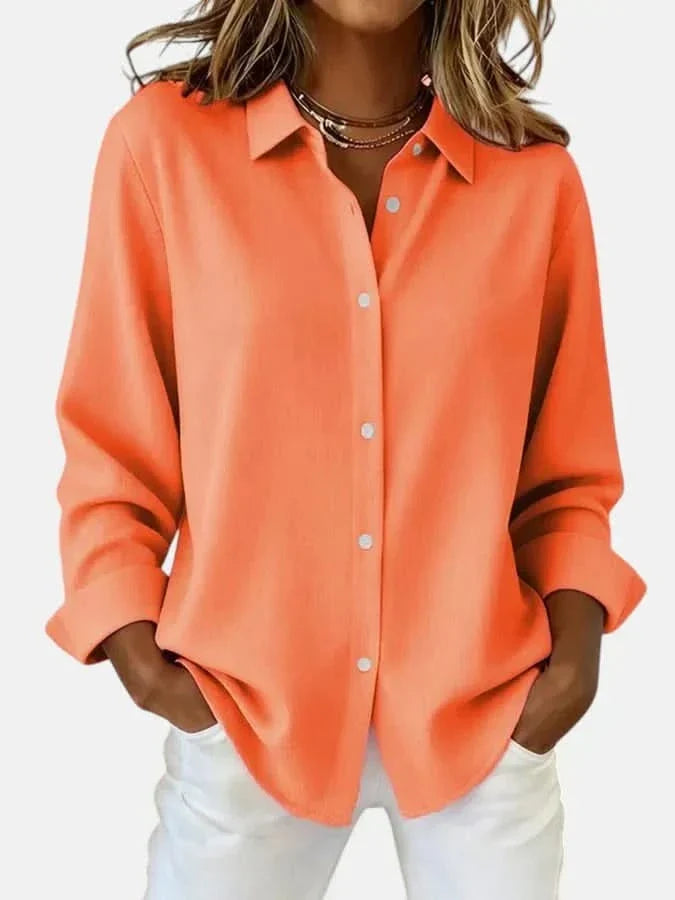 Amelie Grace Blouse - Orange