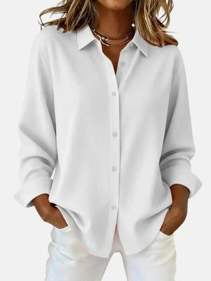 Amelie Grace Blouse - White