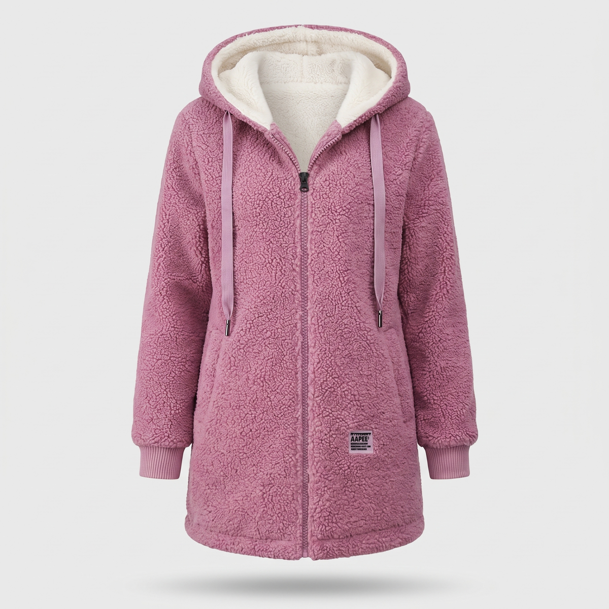 Amelie Relaxed V-Neck Jumper - Pink