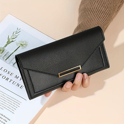 Annelise Envelope Clutch - Black