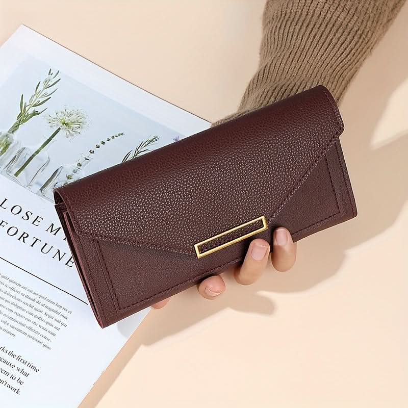 Annelise Envelope Clutch - Burgundy