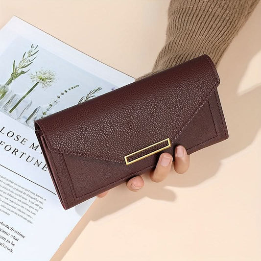 Annelise Envelope Clutch - Burgundy