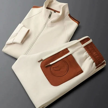 Apex Elite Tracksuit Set - Cream
