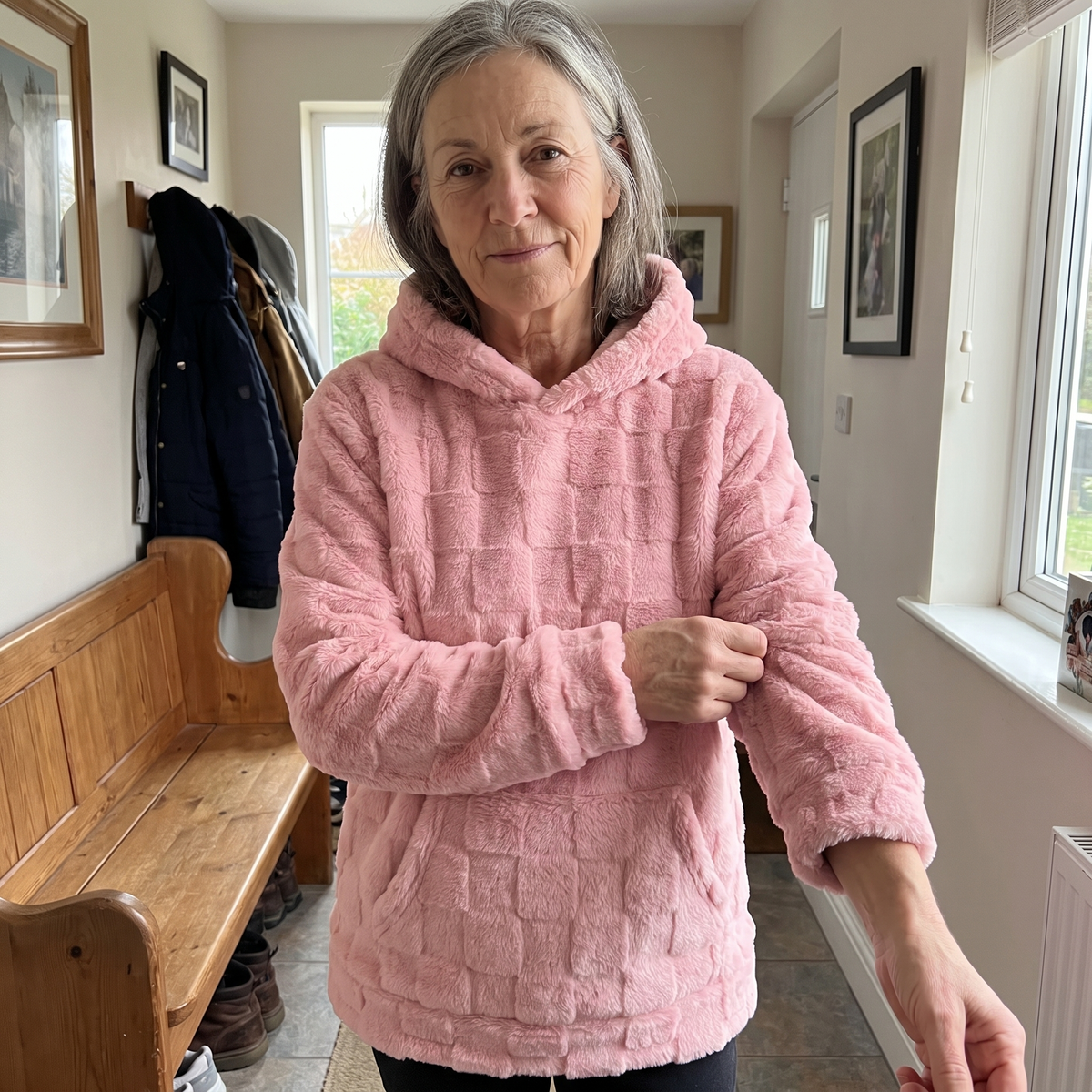 Arabella Cosy Pattern Hoodie