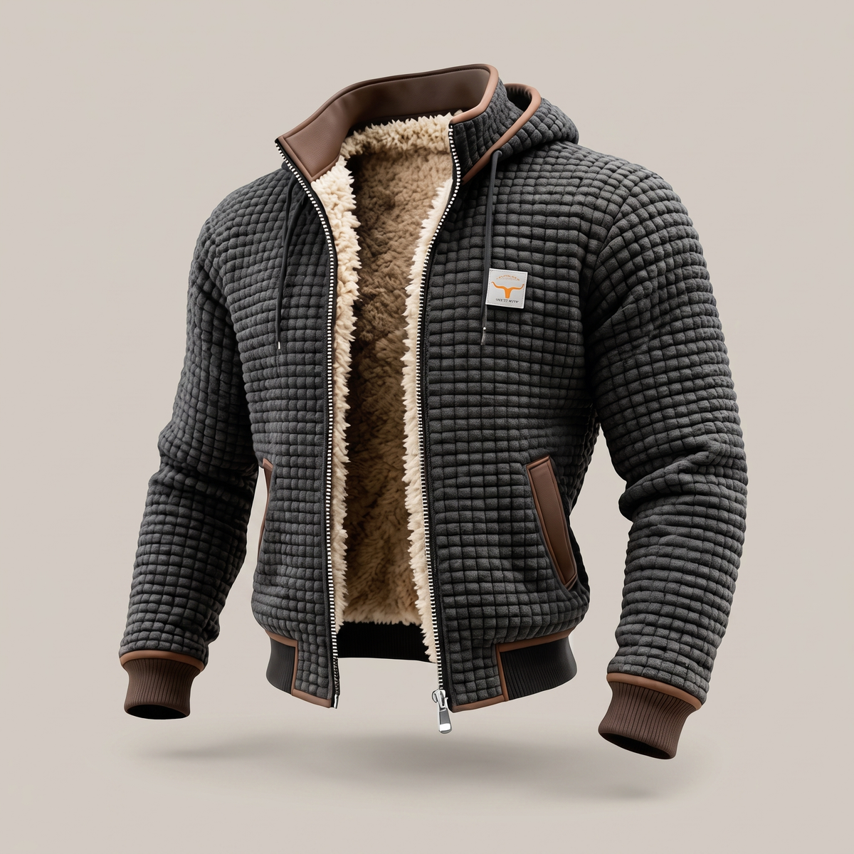Arden Lined Quilted Fleece Jacket