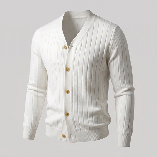 Arden Luxe Cardigan - White