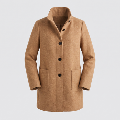Aria All-Season Comfort Coat - Khaki