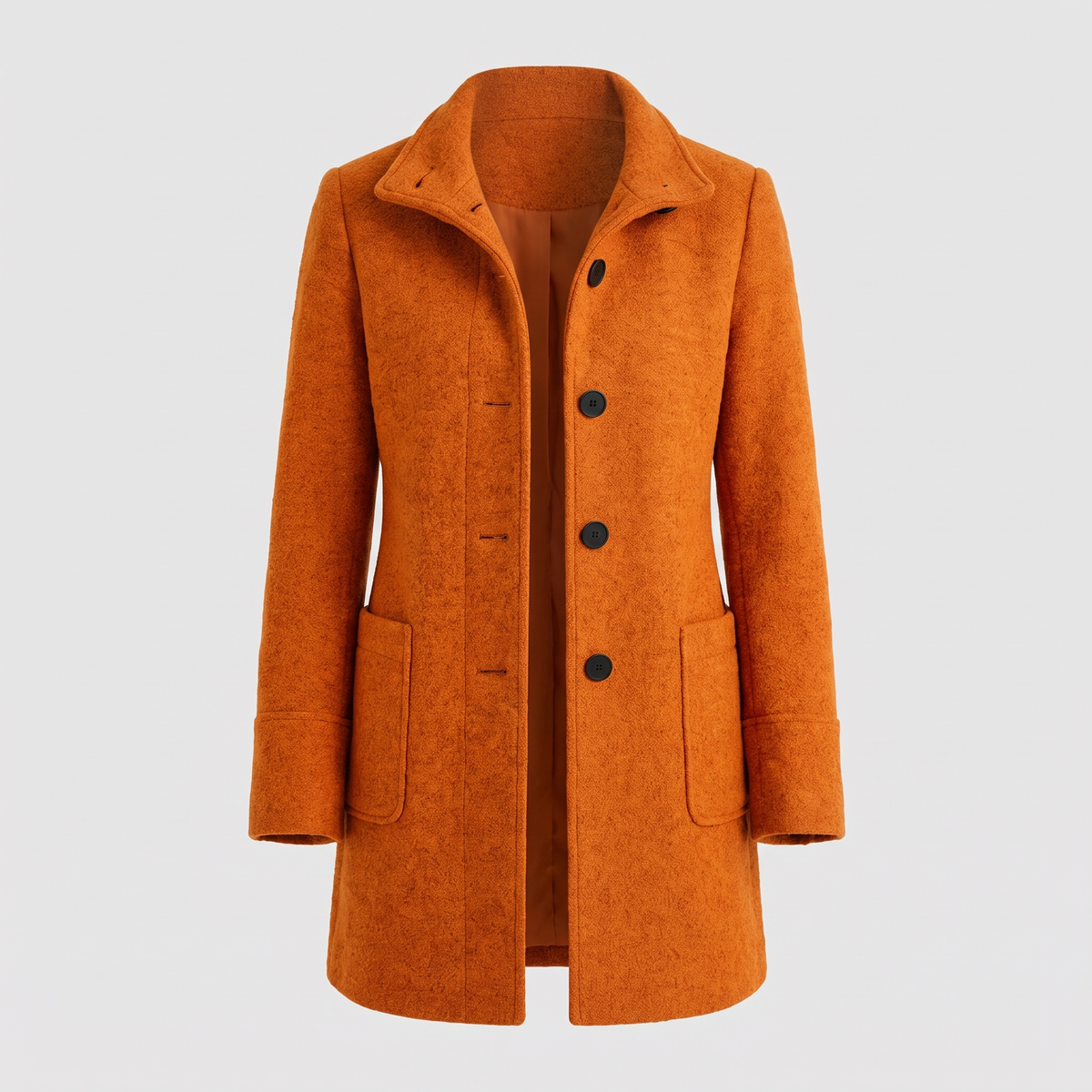 Aria All-Season Comfort Coat - Orange