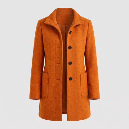 Aria All-Season Comfort Coat - Orange