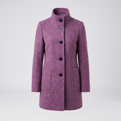 Aria All-Season Comfort Coat - Purple
