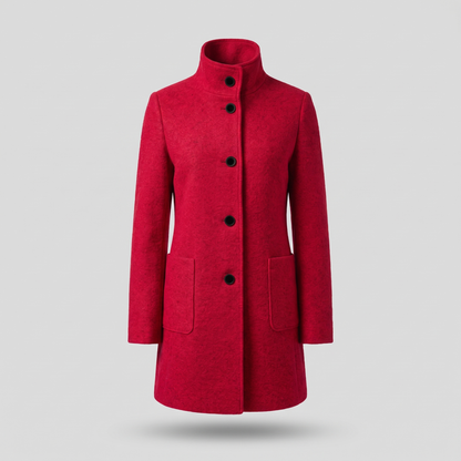 Aria All-Season Comfort Coat - Red